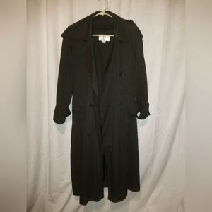Long Black Coat Casual Corner Size 8 Petite Removable Liner